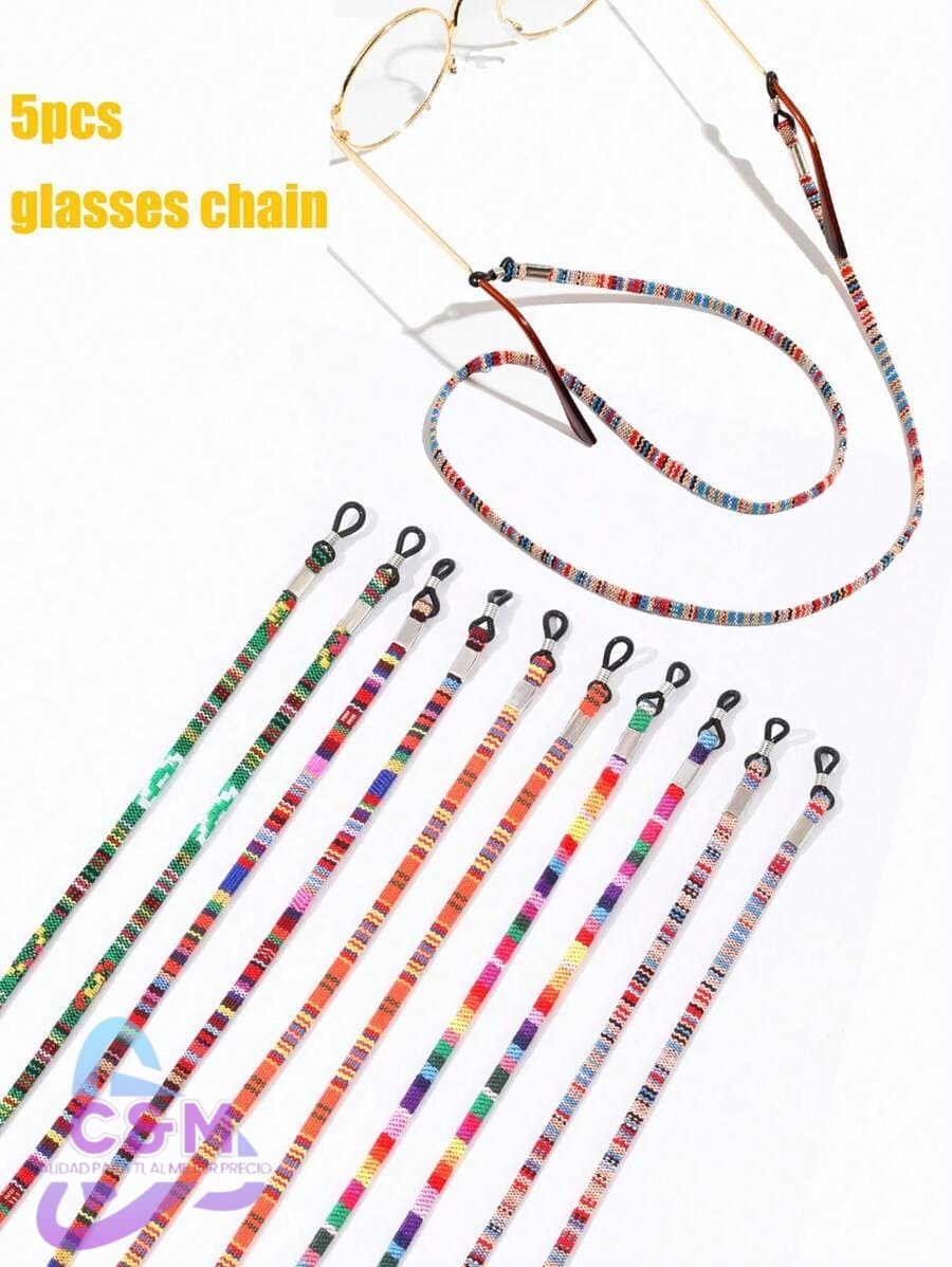 SET DE 5 CORDONES PARA GAFAS